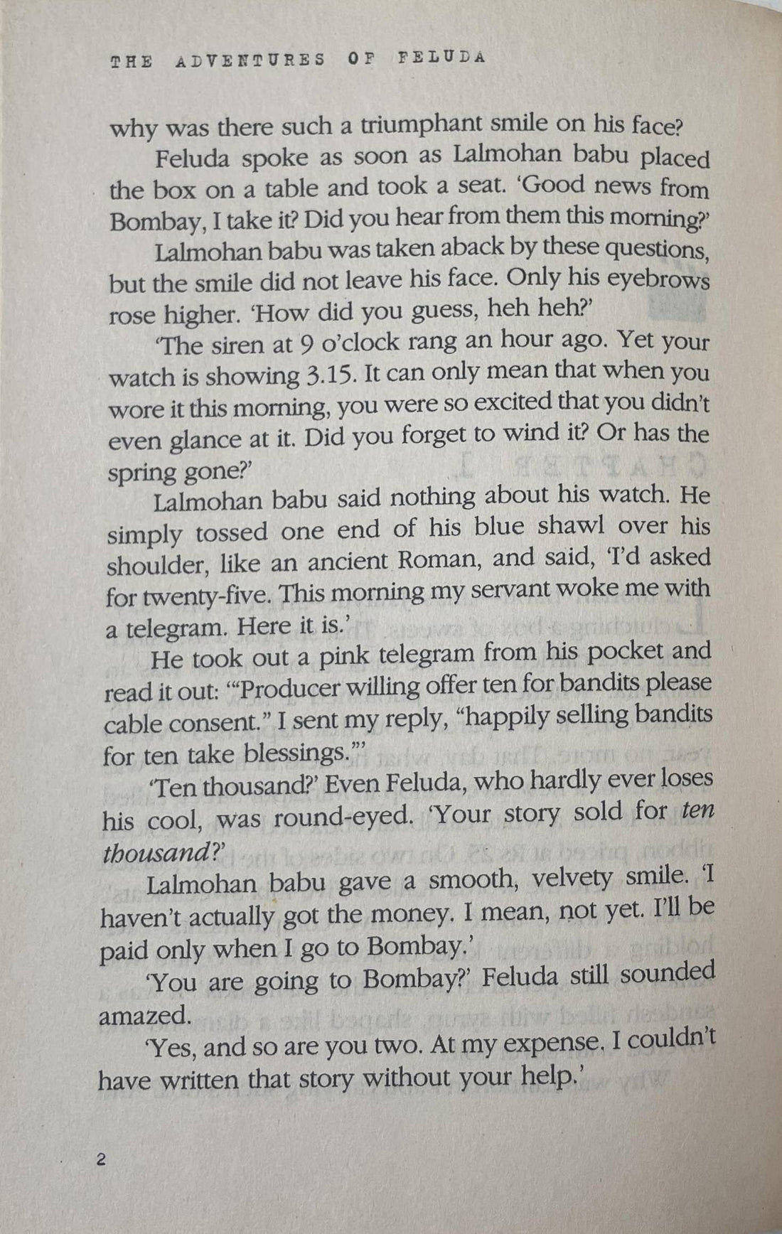 The Adventures of Feluda #8 The Bandits of Bombay