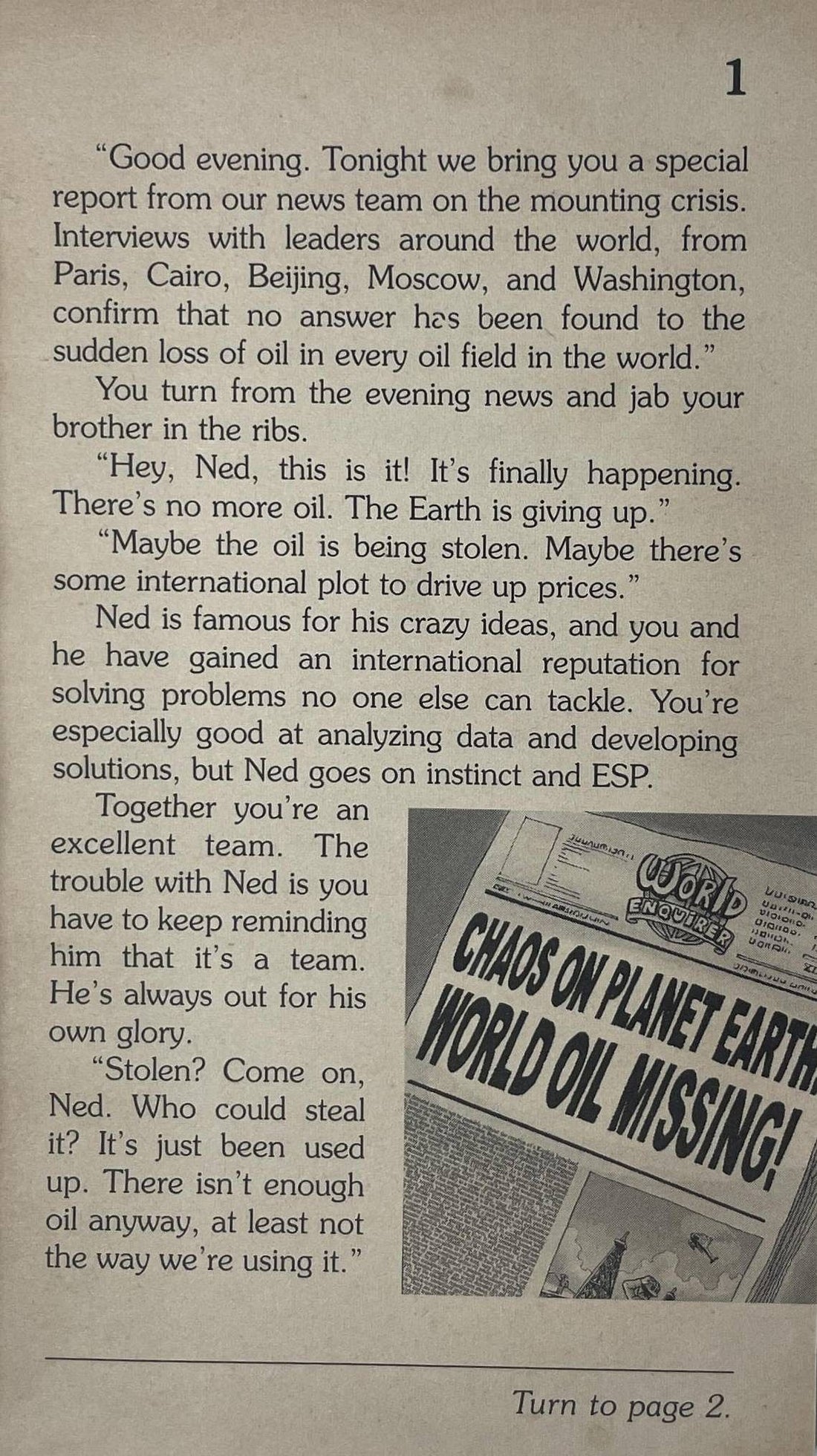 Choose Your Own Adventure: Trouble on Planet Earth
