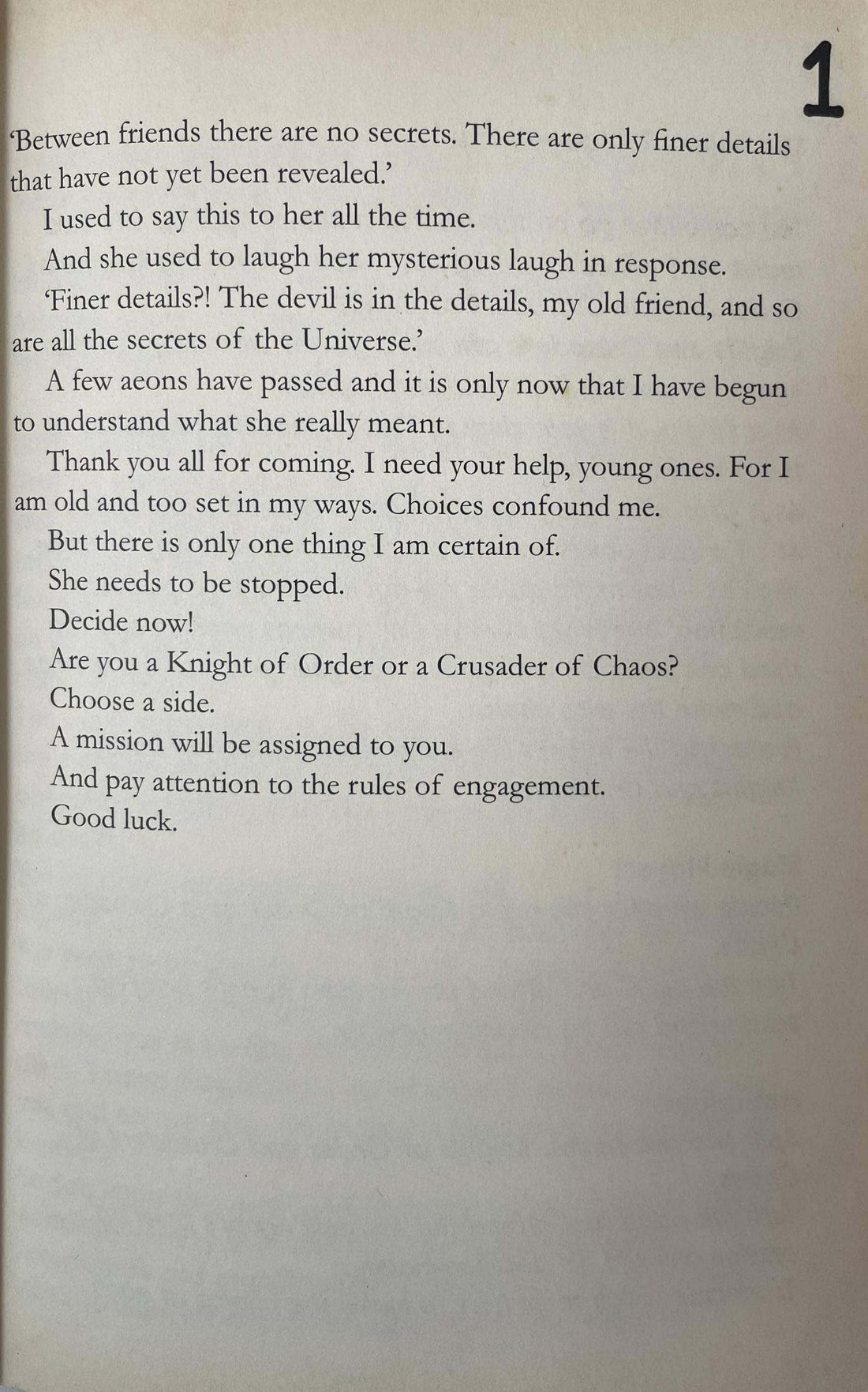 The Enemy of my Enemy (A Game Book)