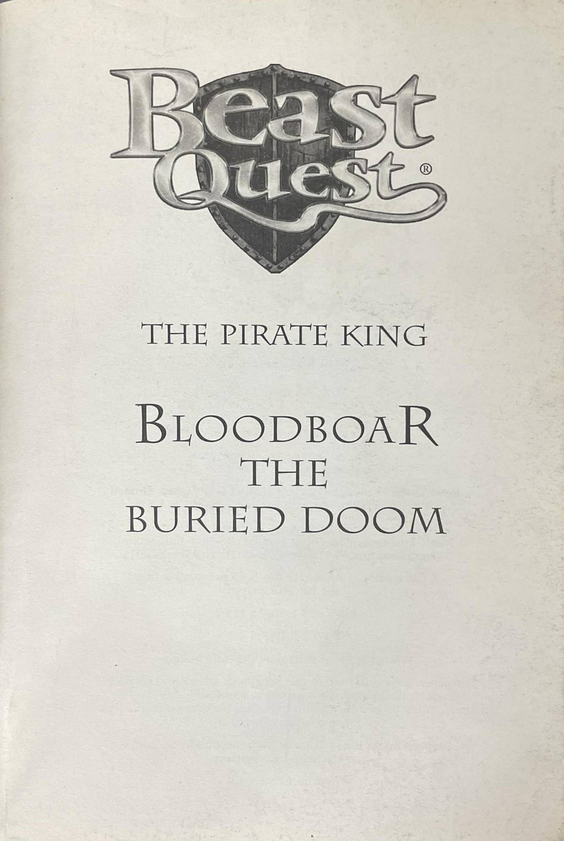 Beast Quest #48 Bloodboar the Buried Doom