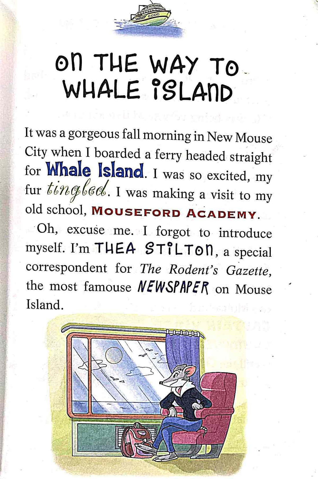 Thea Stilton #8 Big Trouble in the Big Apple