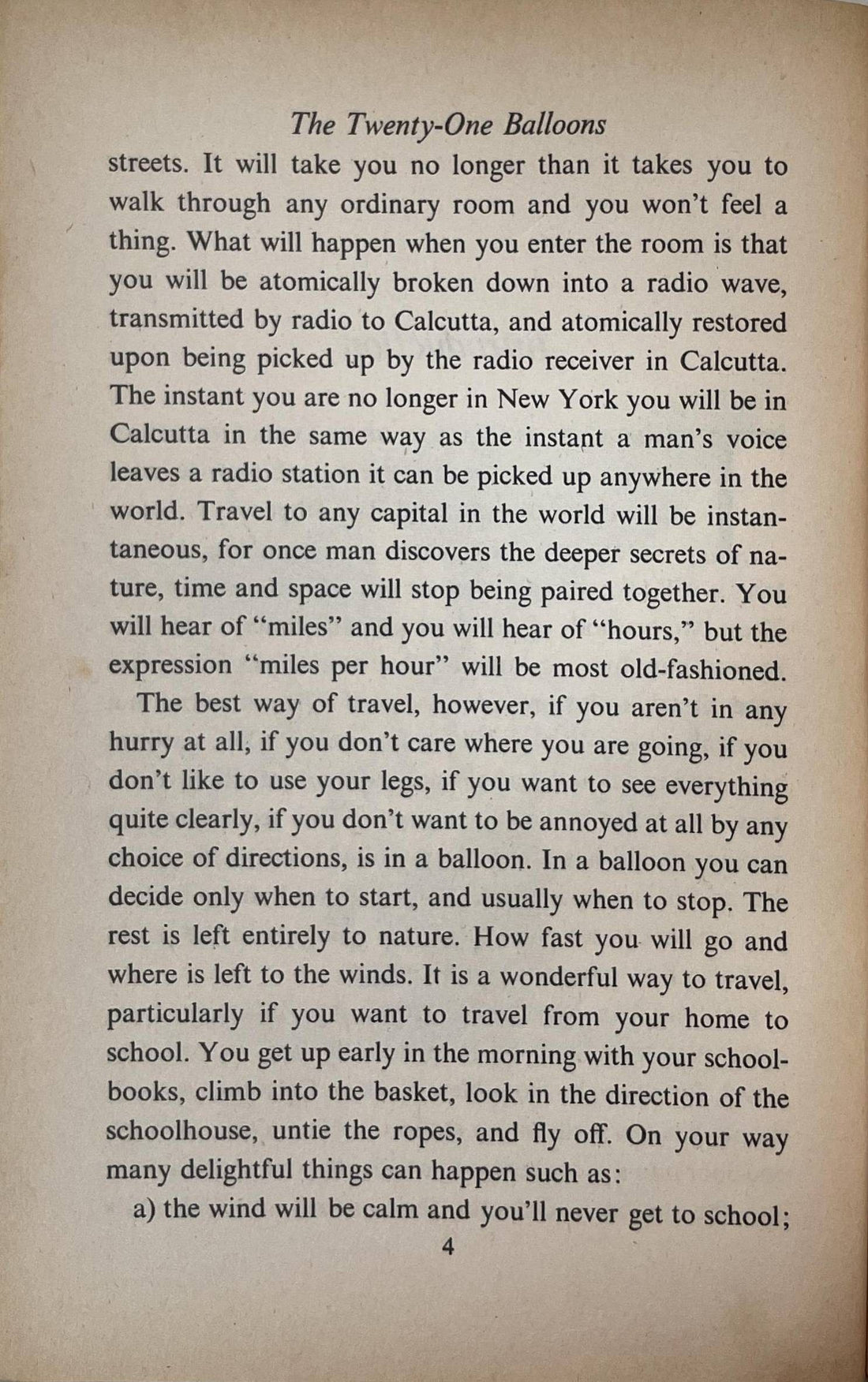 The Twenty-One Balloons