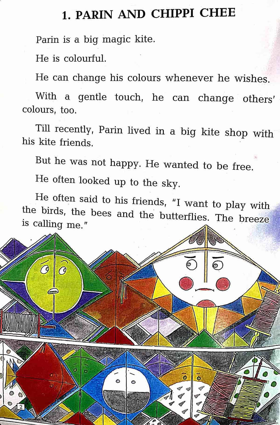 Interesting Original Stories For Children: Parin: Adventures of a Magic Kite