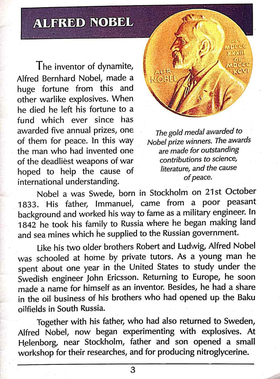 World Great Scientists: Alfred Nobel (World Great Scientists)