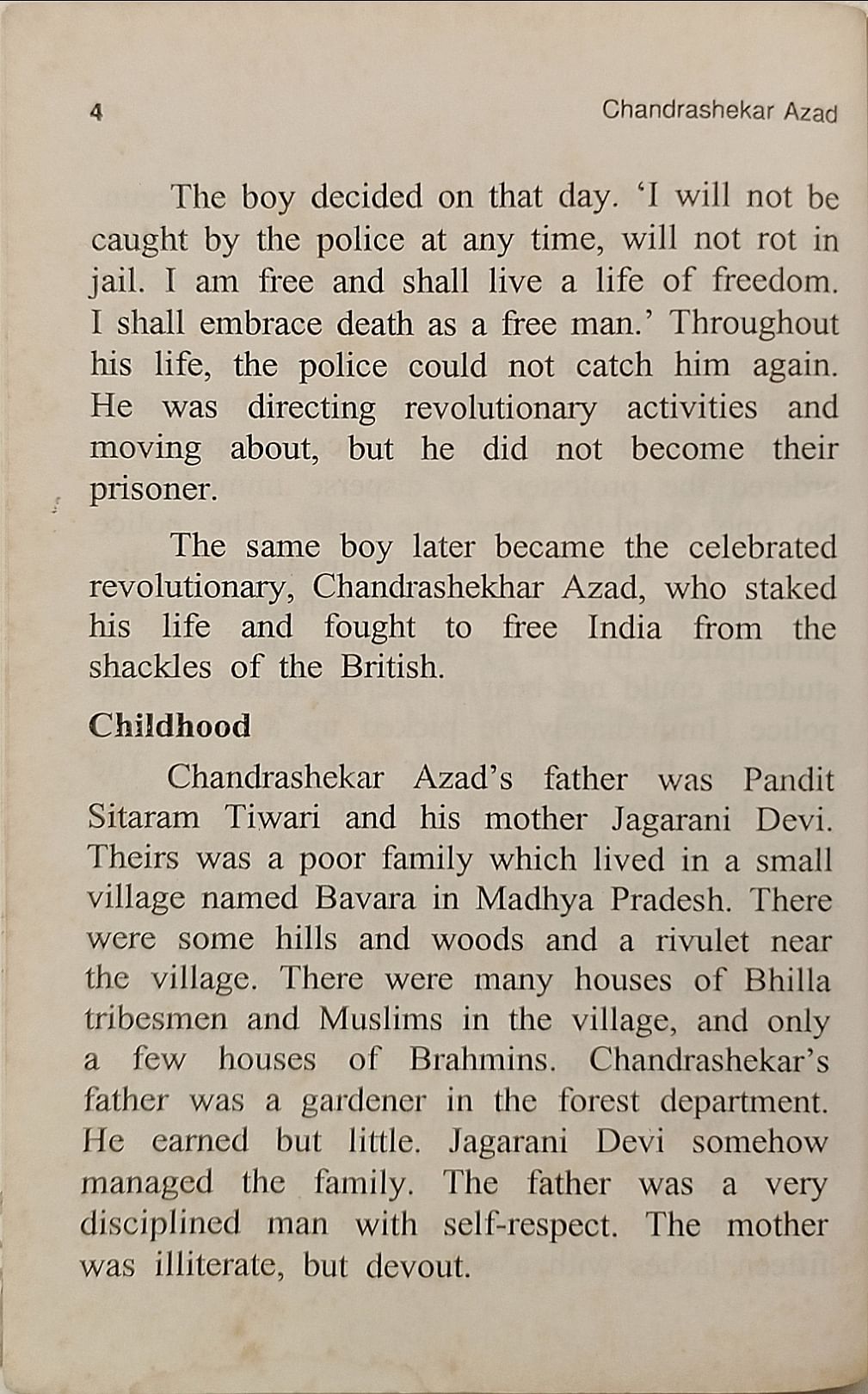 Chandrashekar Azad