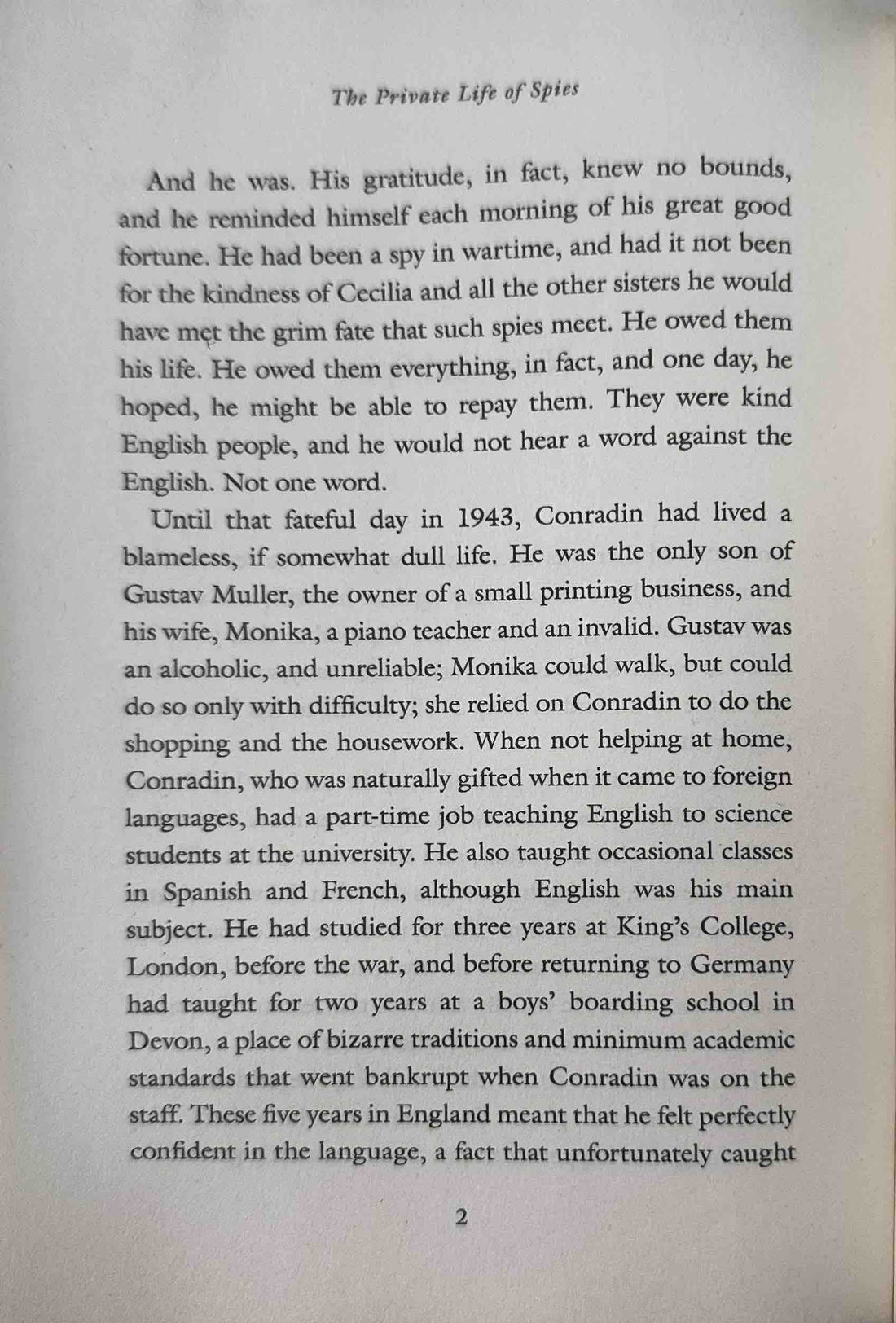 The Private Life of Spies