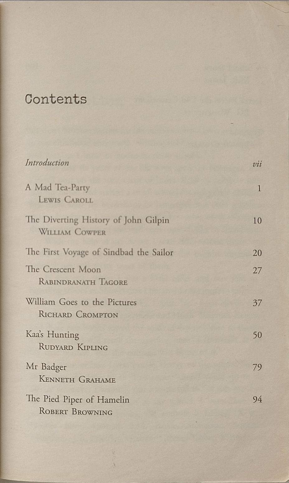 Stories from my Childhood