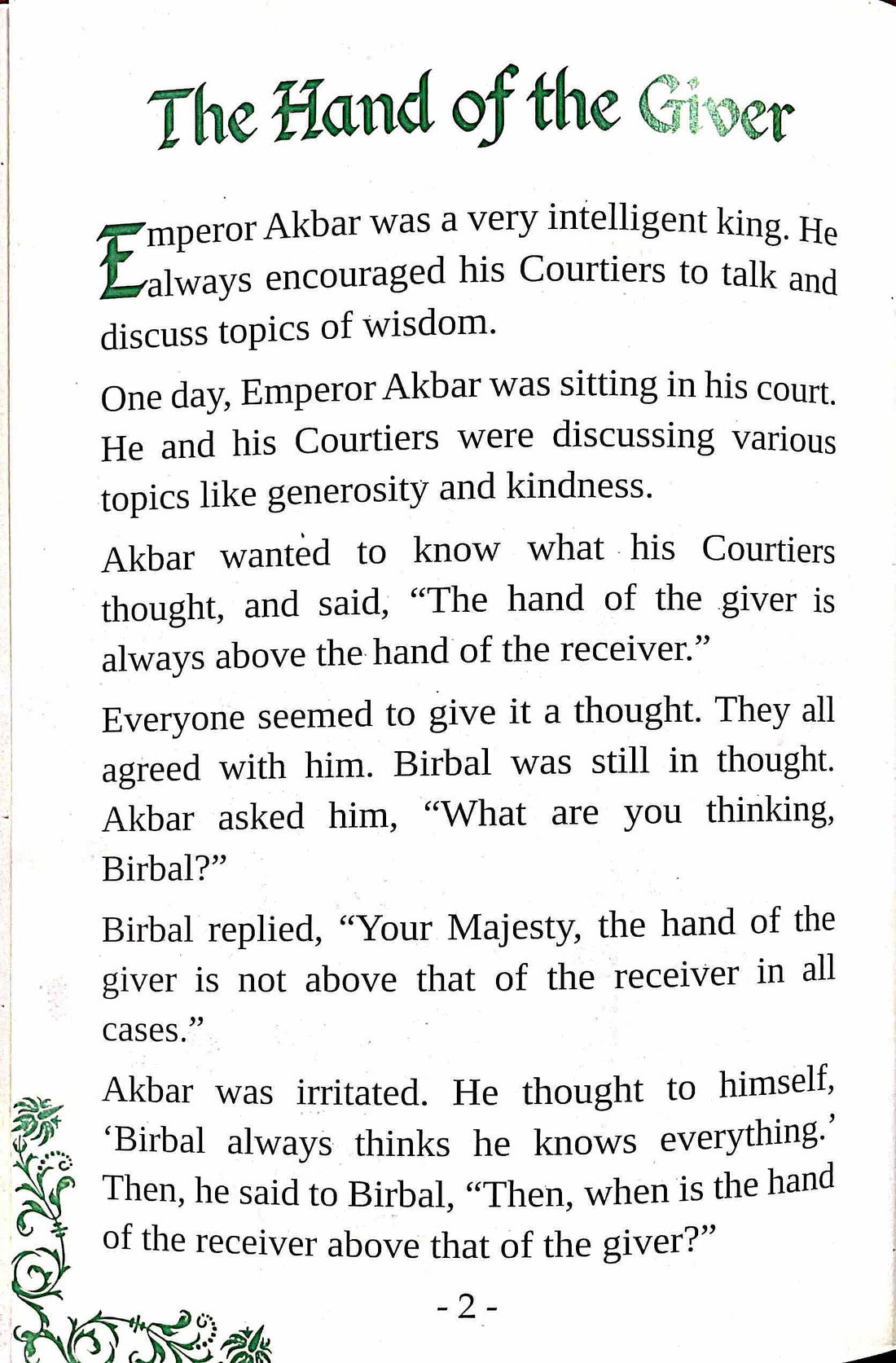 Akbar & Birbal: Crying of the River and Other Stories