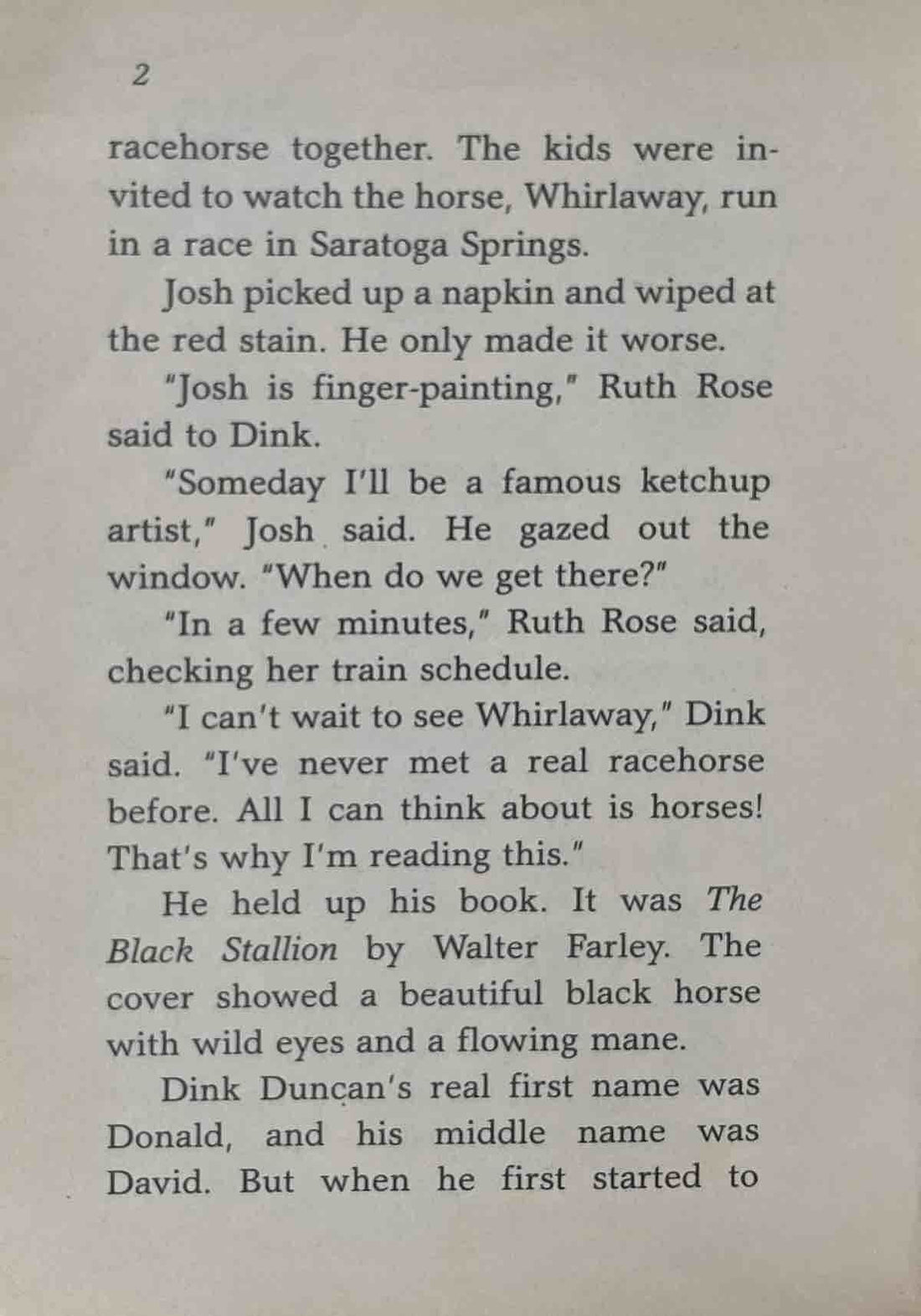 A to Z Mysteries #18 The Runaway Racehorse