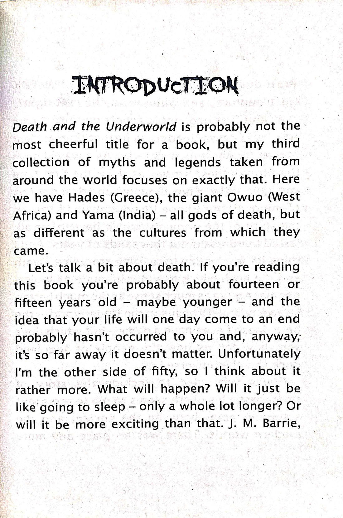Legends #4 Death and the Underworld