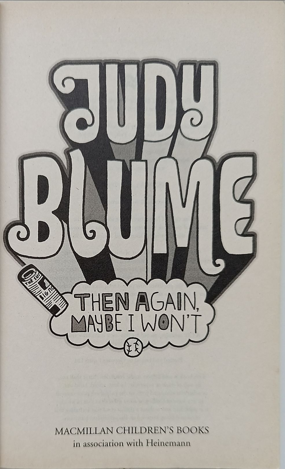 Then Again Maybe I Won't