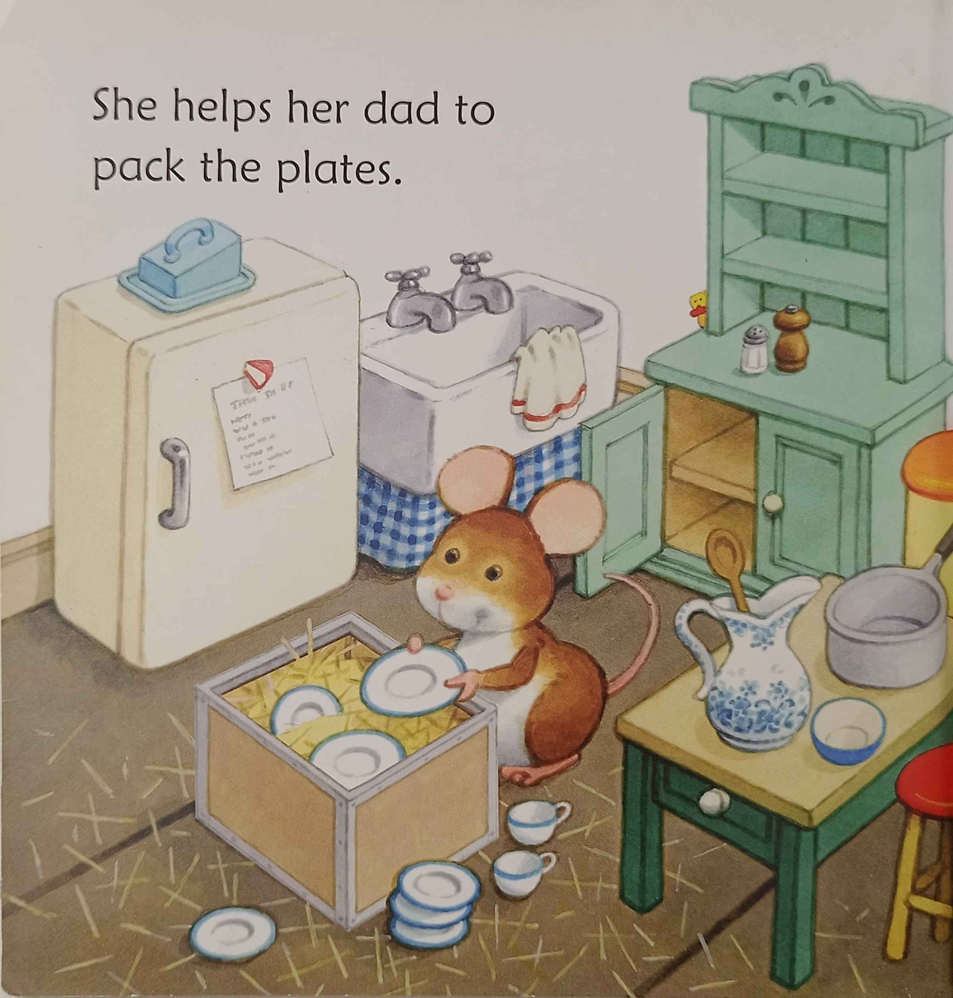 Usborne Phonics Readers: Mouse Moves House