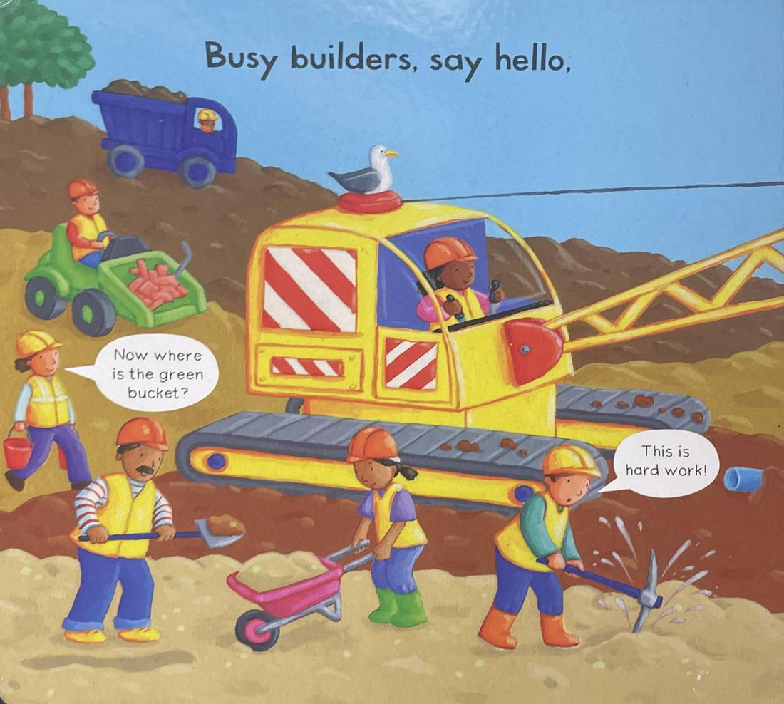 Busy Books: Busy Builders (Push Pull Slide)