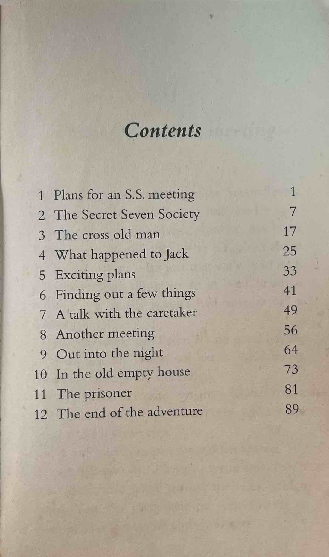 Secret Seven #1 The Secret Seven