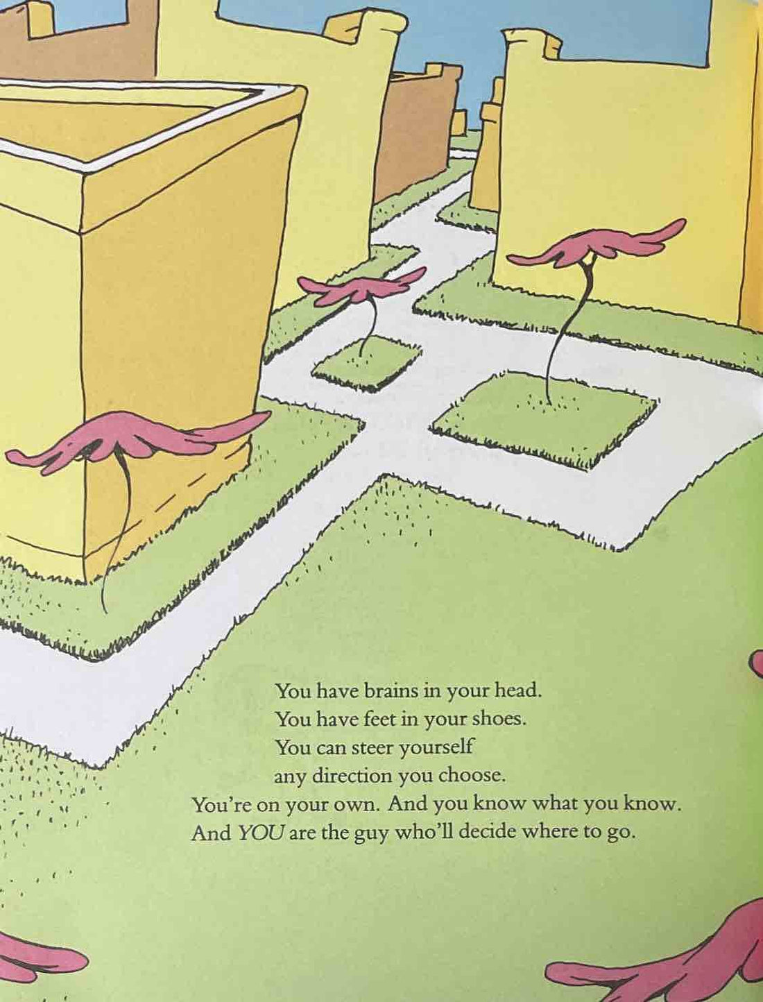Dr. Seuss' Yellow Back Books: Oh, The Places You'll Go!