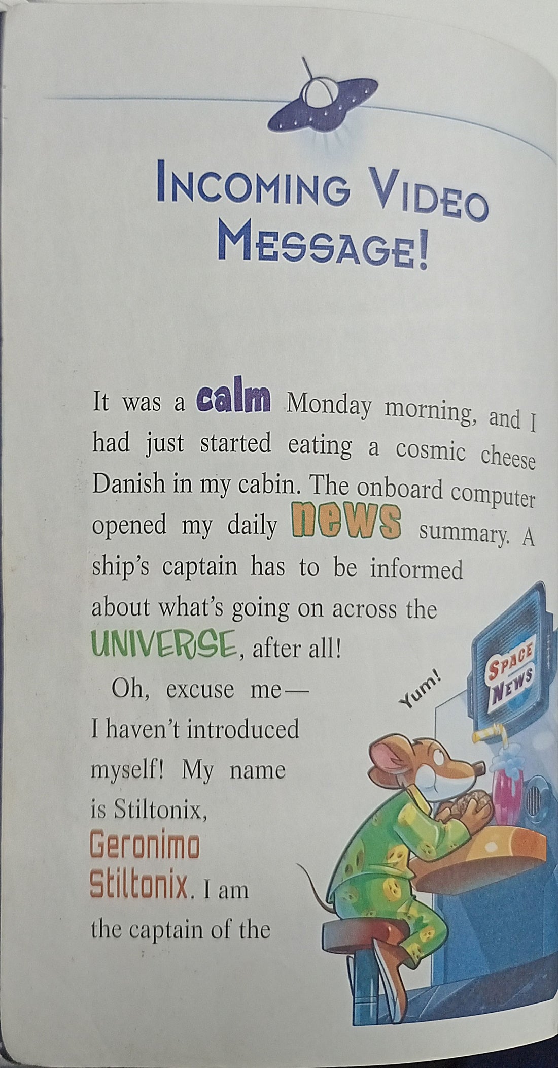 Geronimo Stilton Spacemice #4 The Galactic Goal