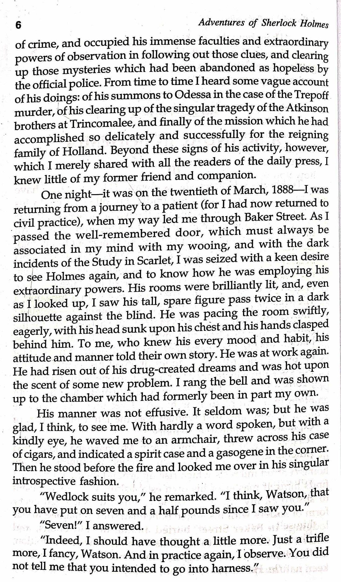 The Adventures of Sherlock Holmes (Manoj Publications)