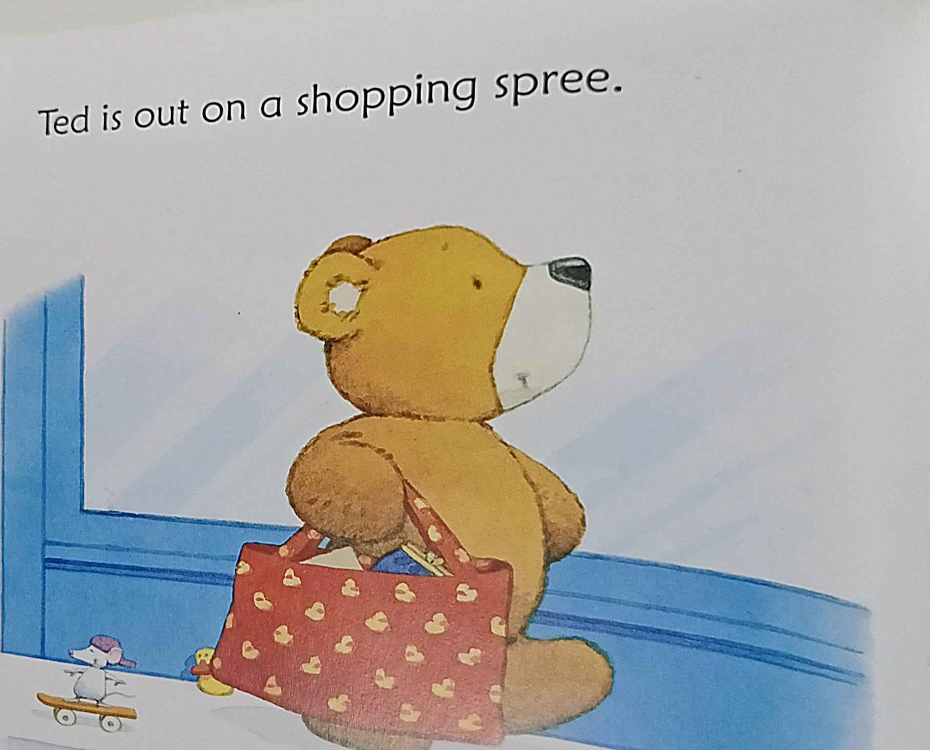 Usborne Phonics Readers: Ted in a Red Bed