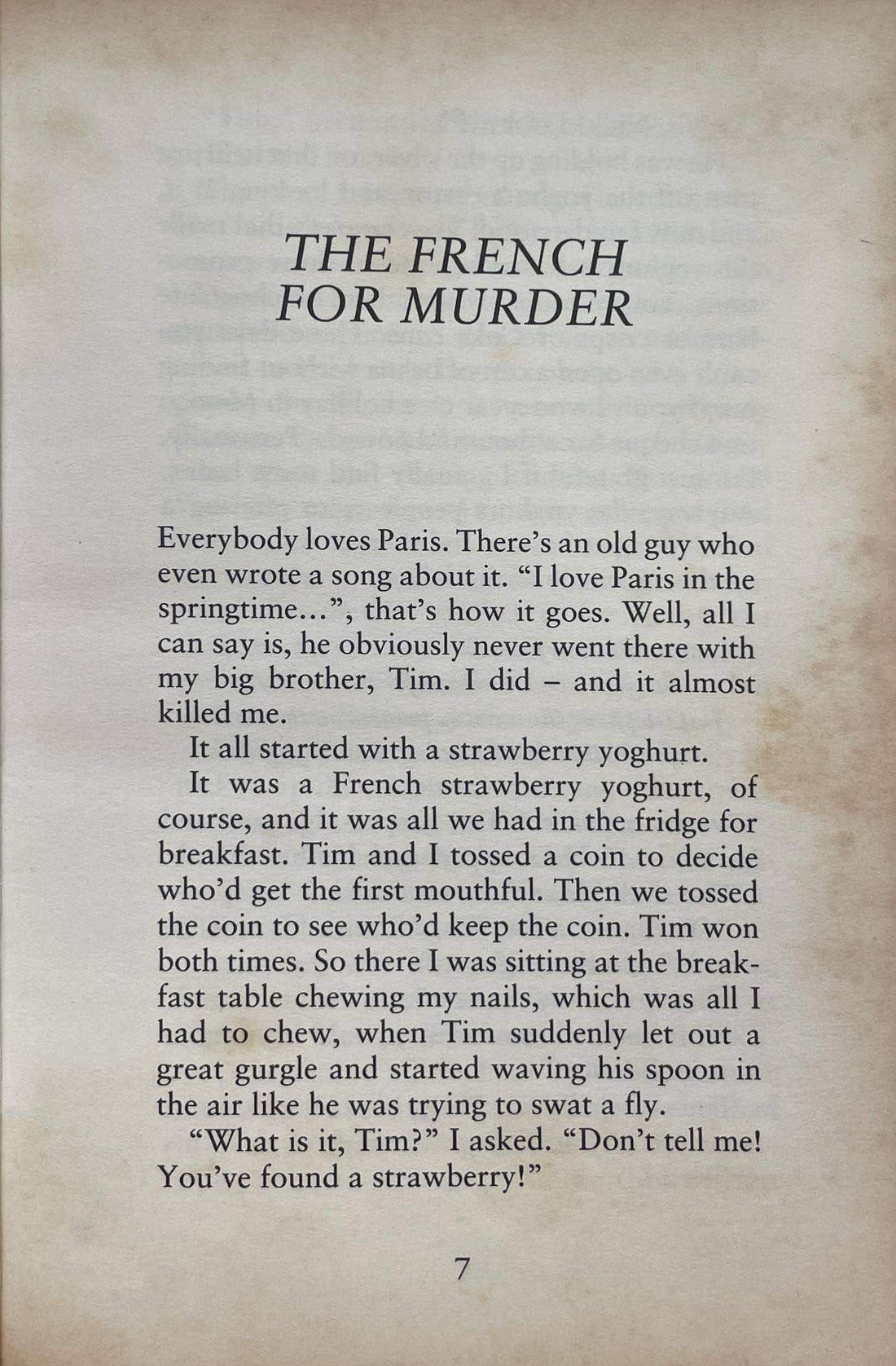 Diamond Brothers #5 The French Confection