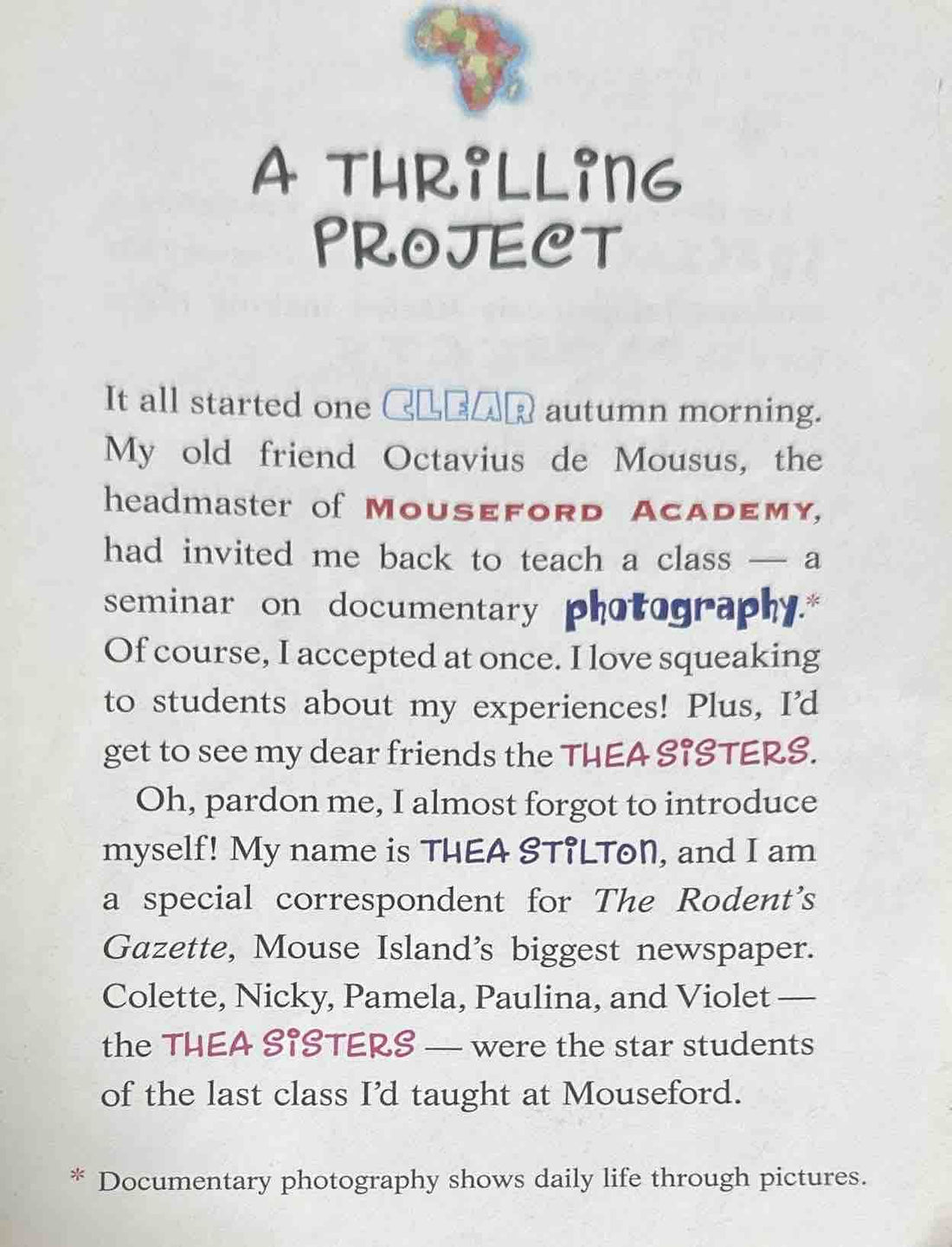 Thea Stilton #17 Thea Stilton and the Journey to the Lion's Den