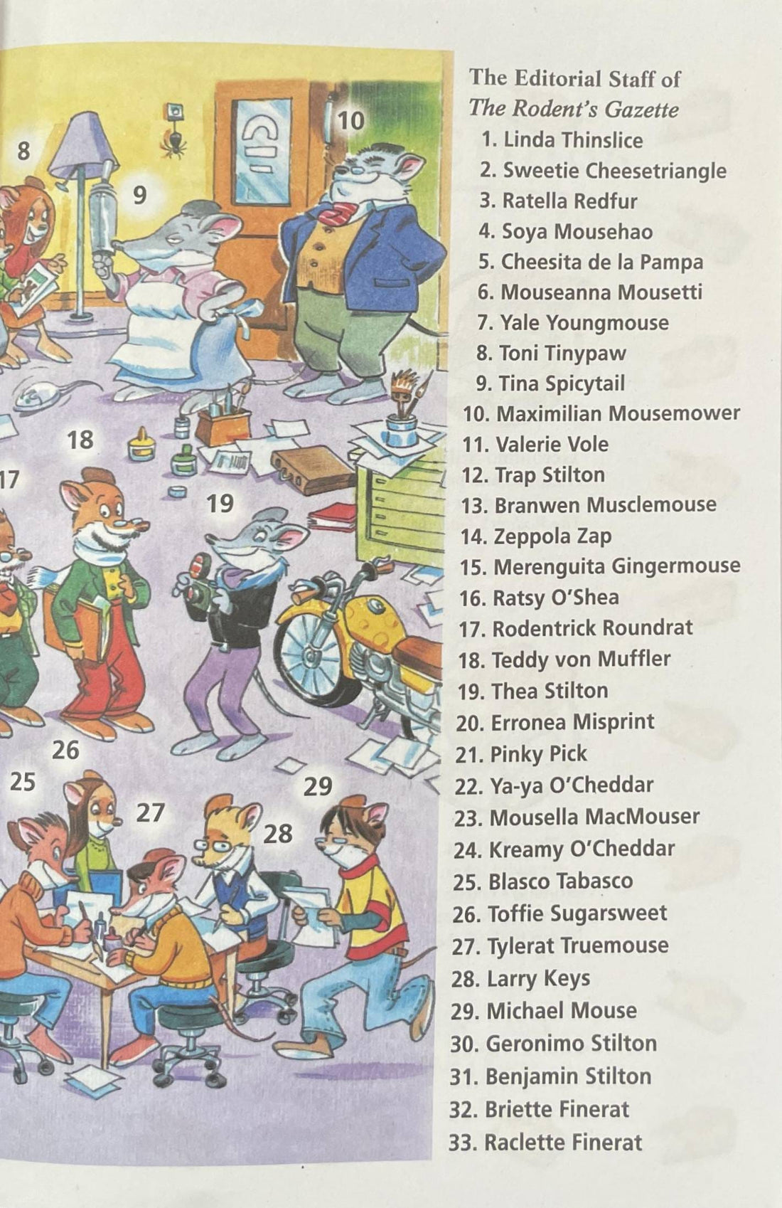 Geronimo Stilton #7 Red Pizzas for a Blue Count