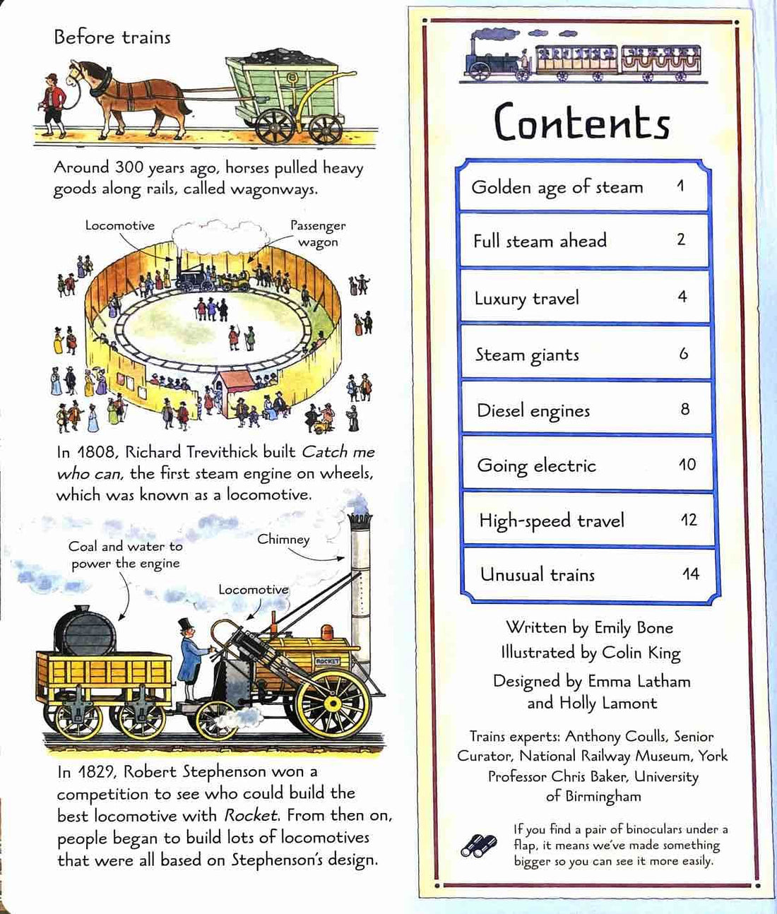 Usborne Flap Books: See Inside Trains