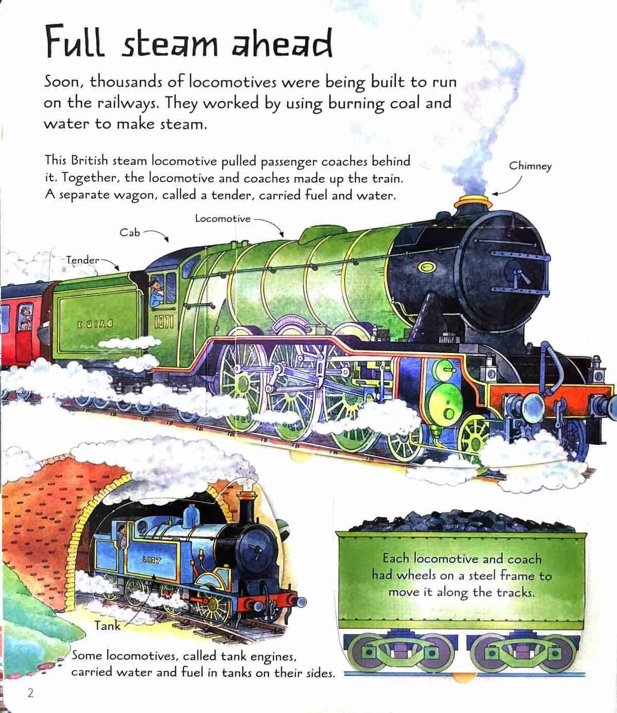 Usborne Flap Books: See Inside Trains
