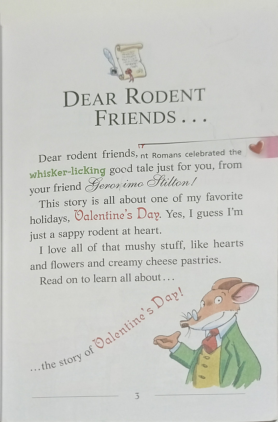 Geronimo Stilton #23 Valentine's Day Disaster