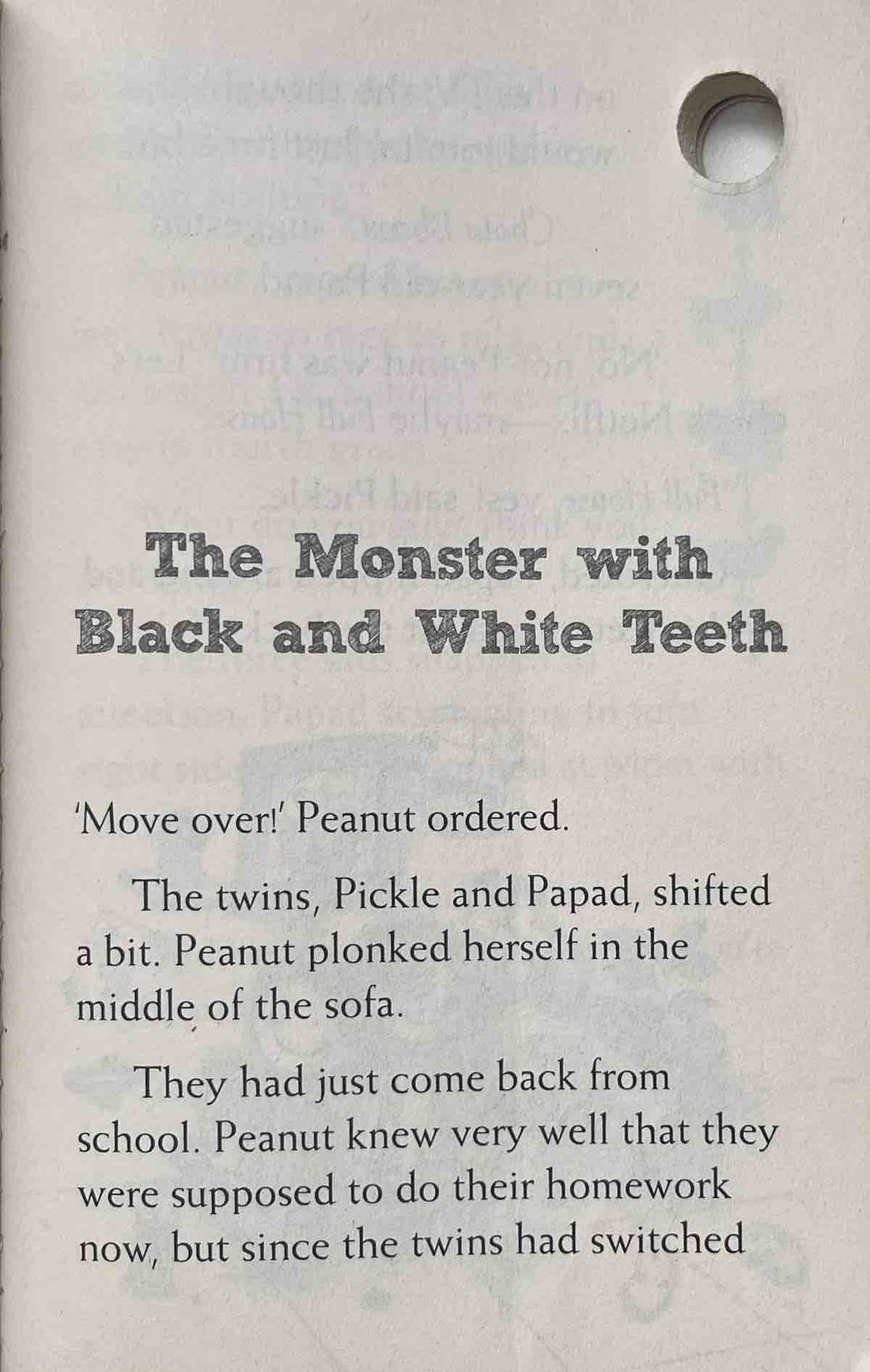 Hole Books: Peanut vs the Piano