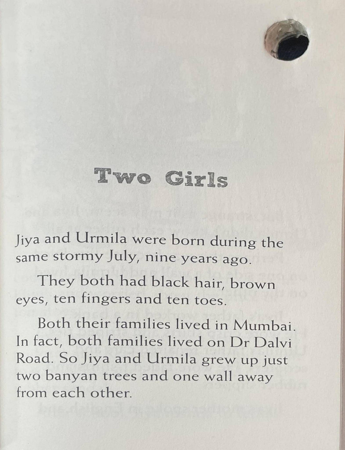 Hole Books: When Jiya Met Urmila