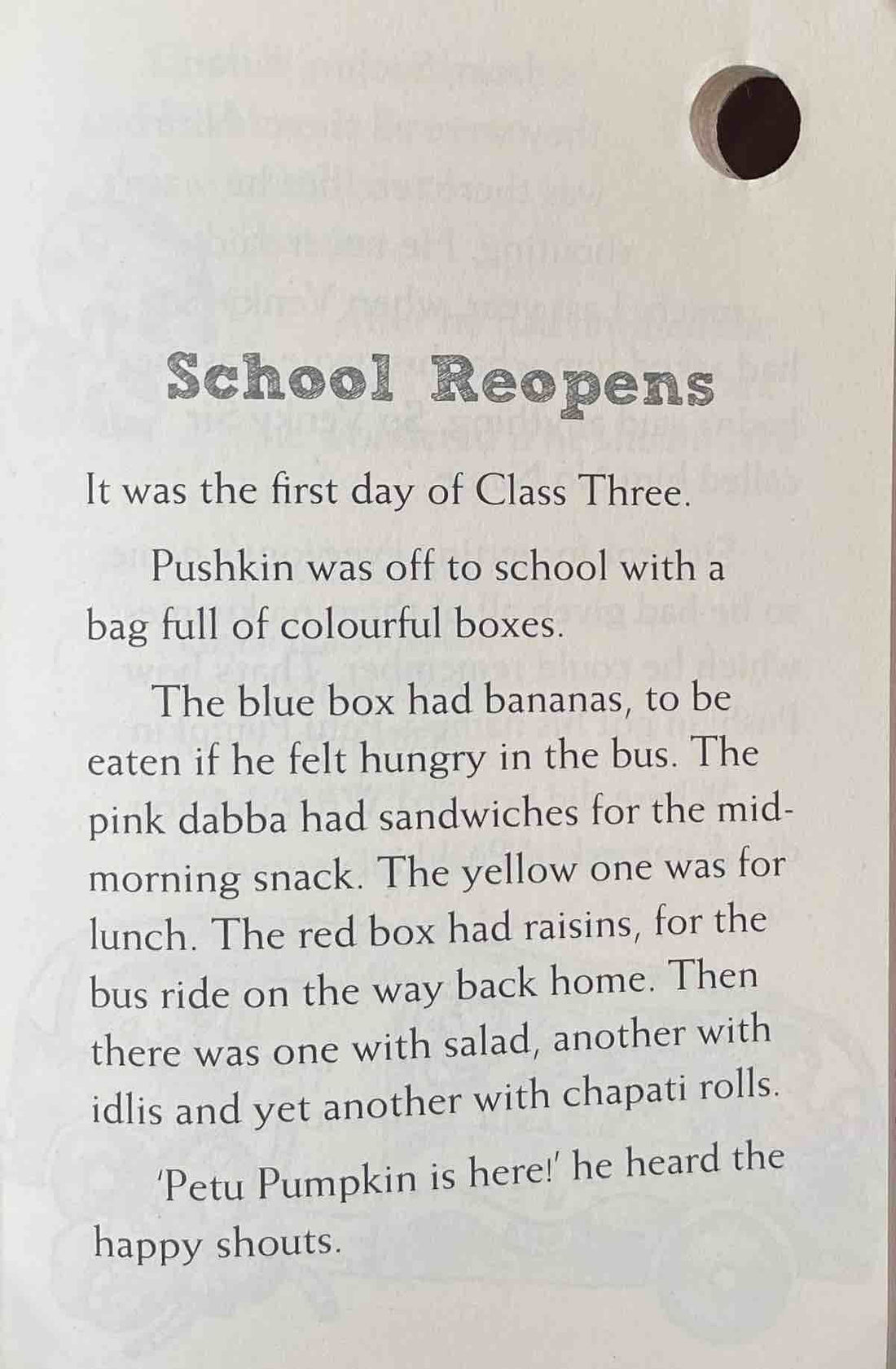 Hole Books: Petu Pumpkin Tiffin Thief