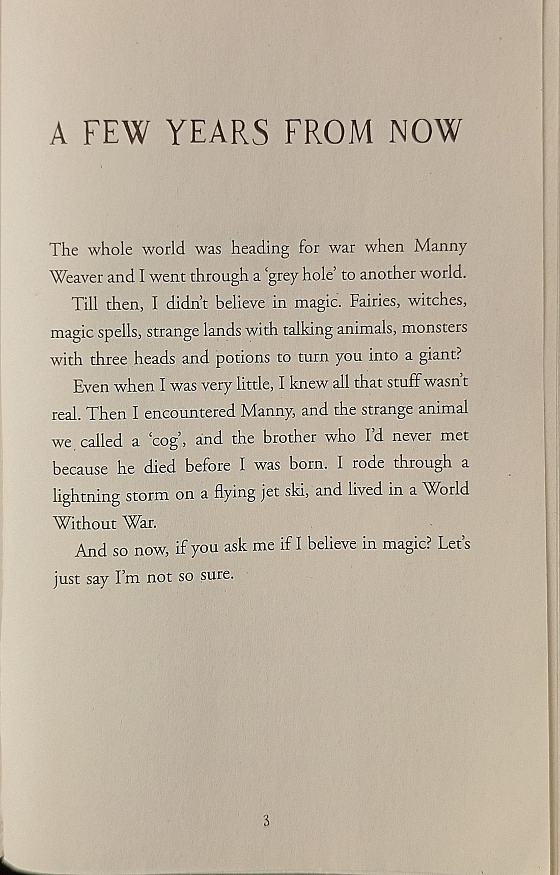 Into the Sideways World