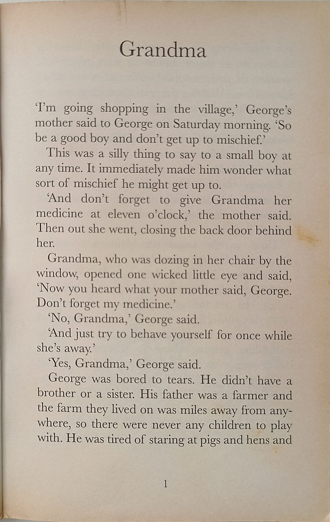 George's Marvellous Medicine