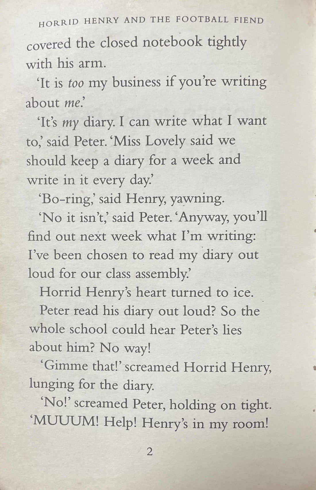 Horrid Henry #14 Horrid Henry and the Football Fiend