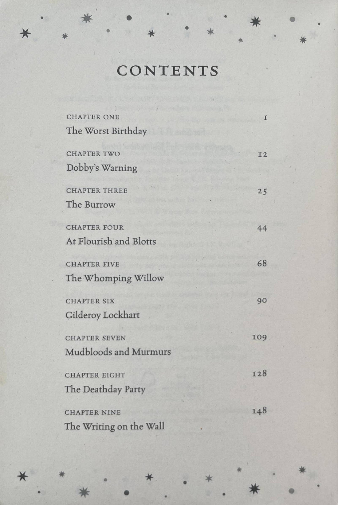 Harry Potter #2 Harry Potter and the Chamber of Secrets