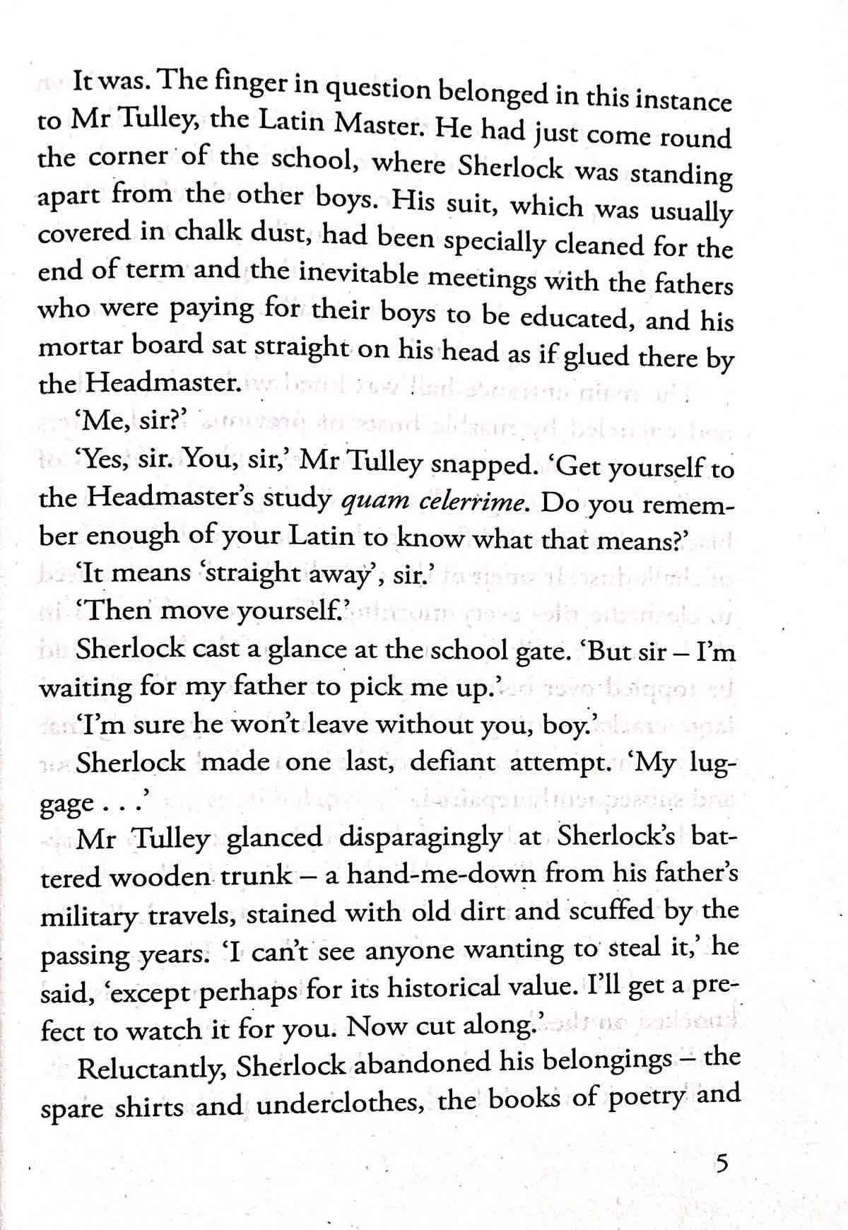 Young Sherlock Holmes #1 Death Cloud