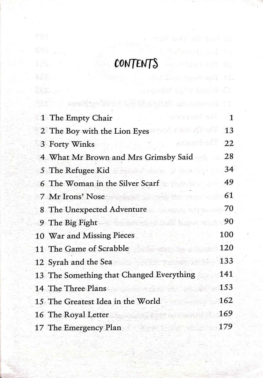 The Boy at the Back of the Class