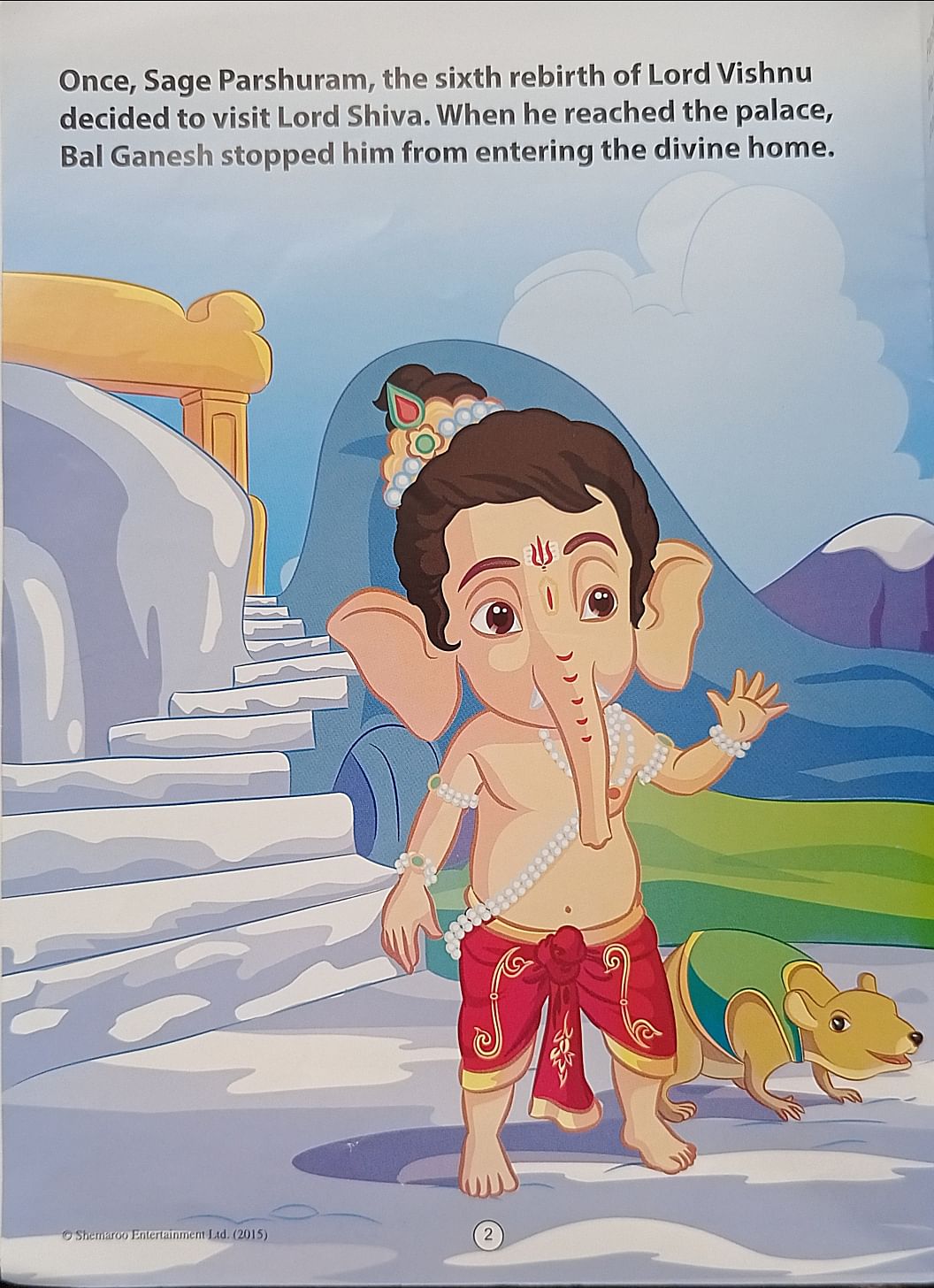Bal Ganesh- Battle with Parshuram