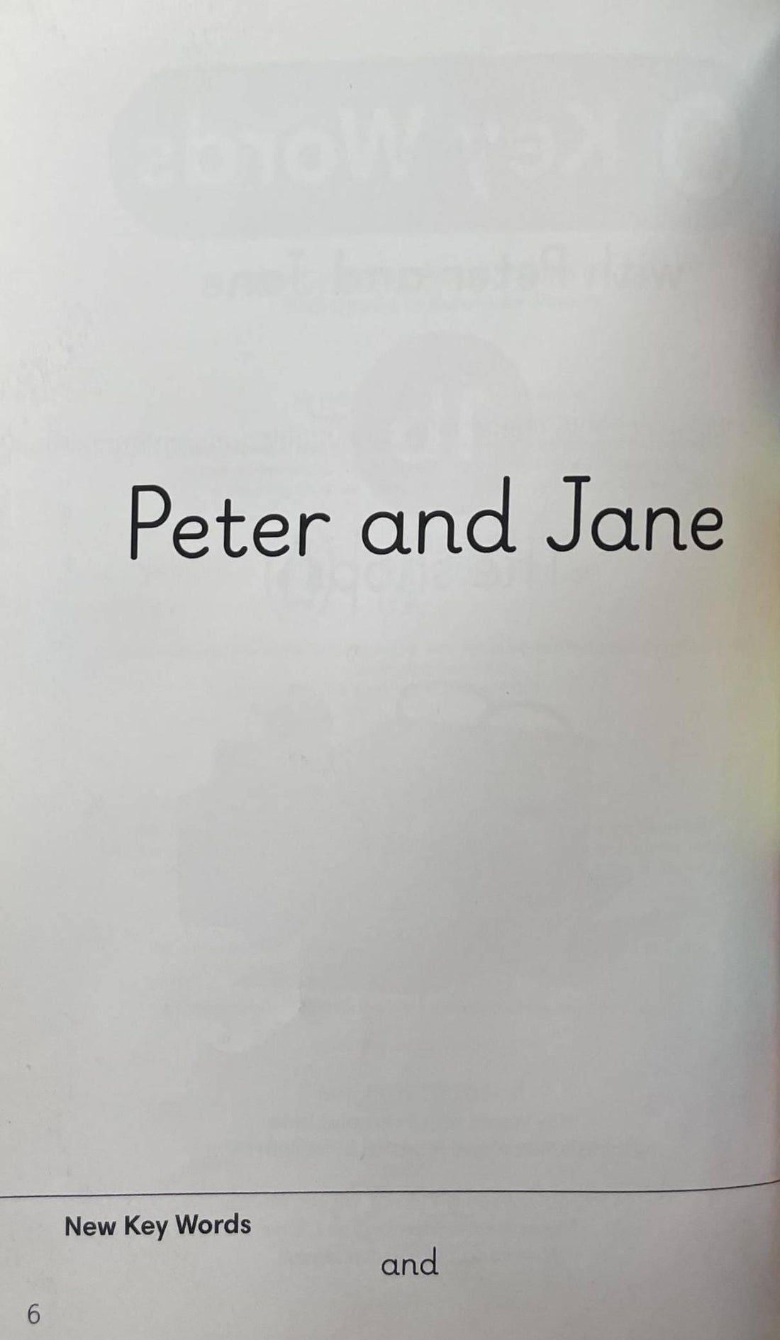 Key Words with Peter and Jane: 1a,1b,1c