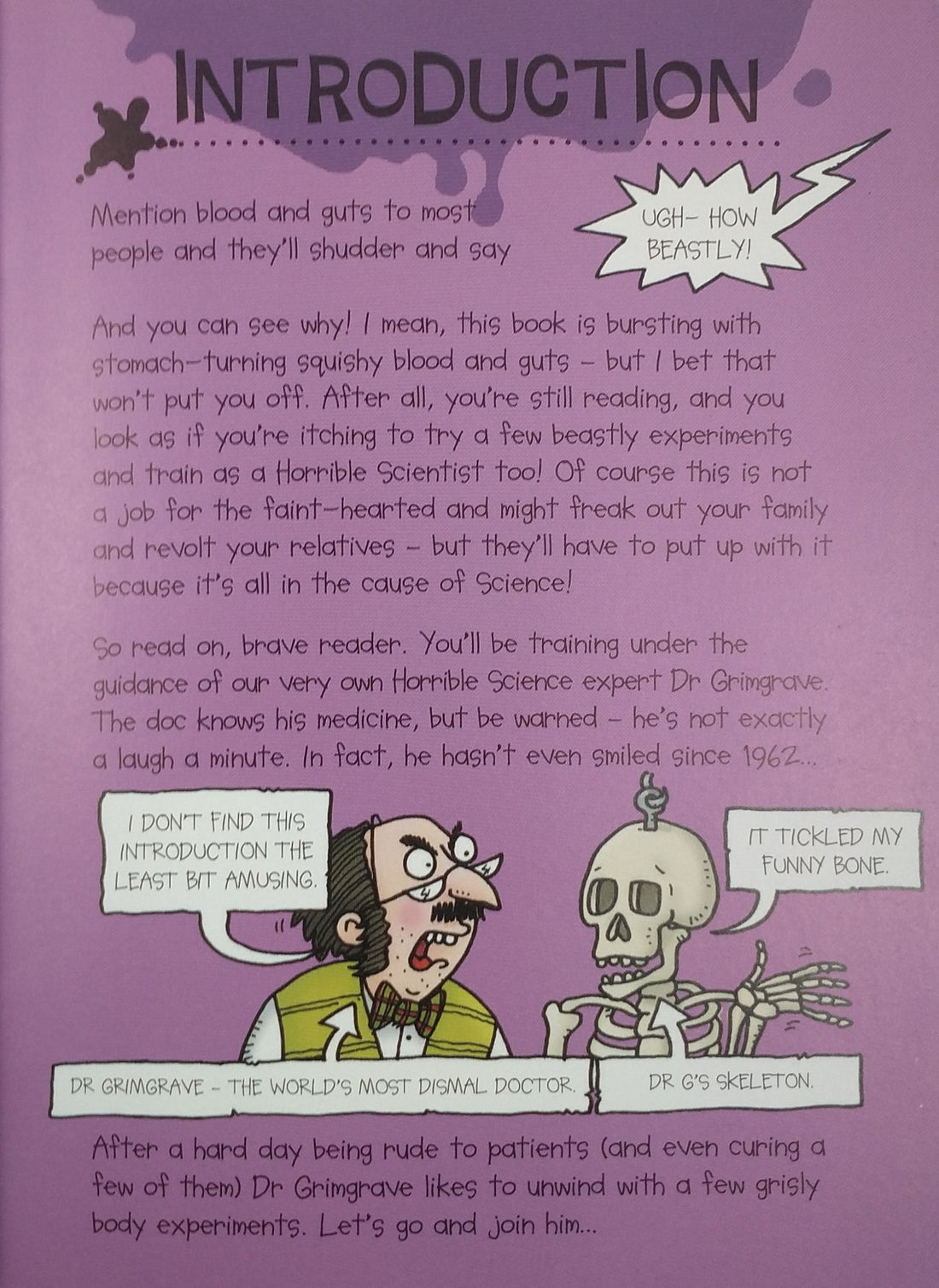 Horrible Science Handbooks: Beastly Body Experiments