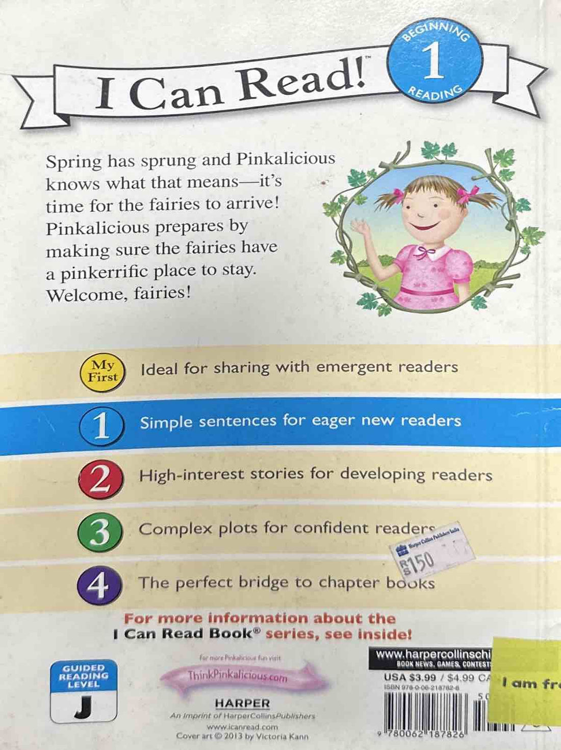 I Can Read! Level 1: Pinkalicious Fairy House