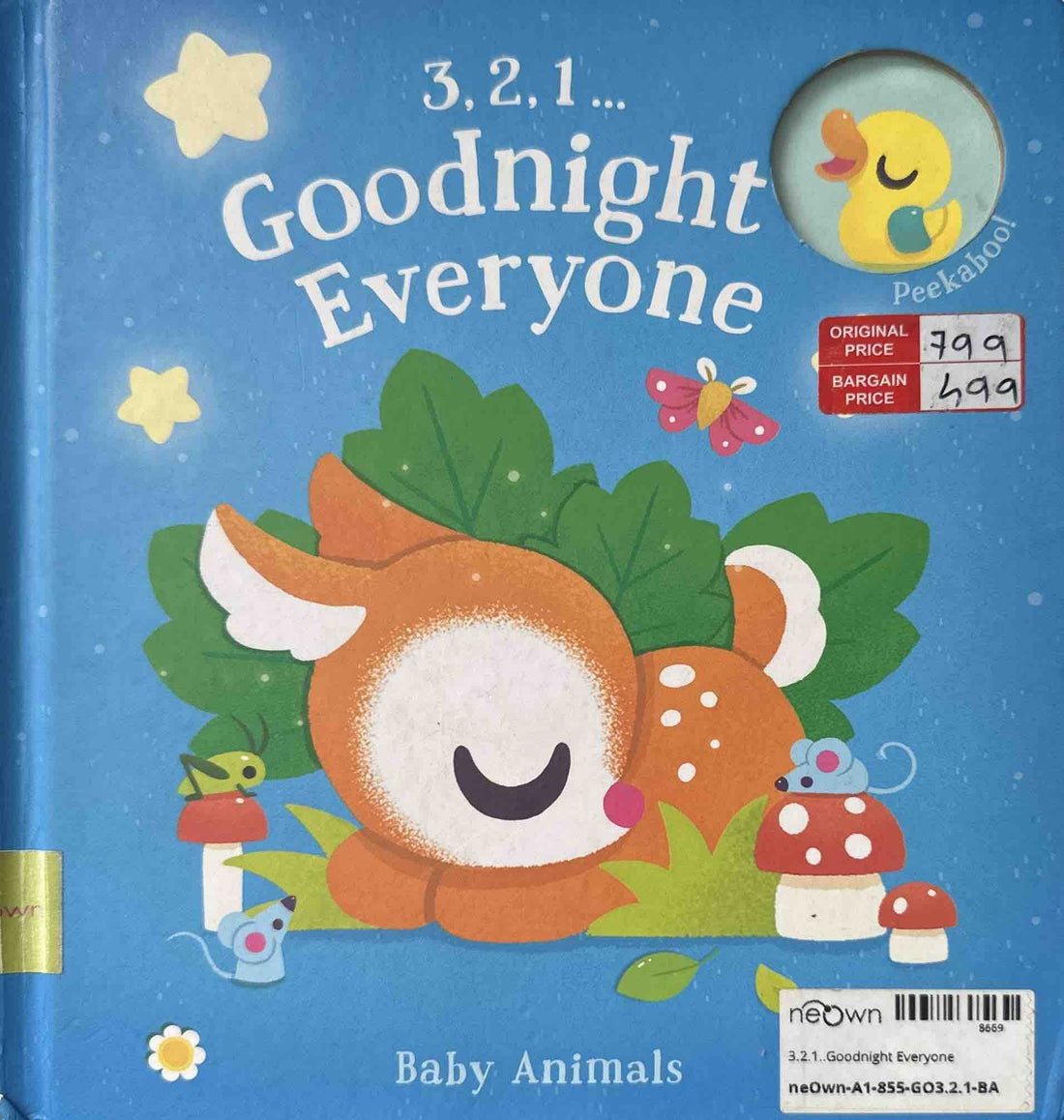 3,2,1..Goodnight Everyone-Baby Animals (Board Book)