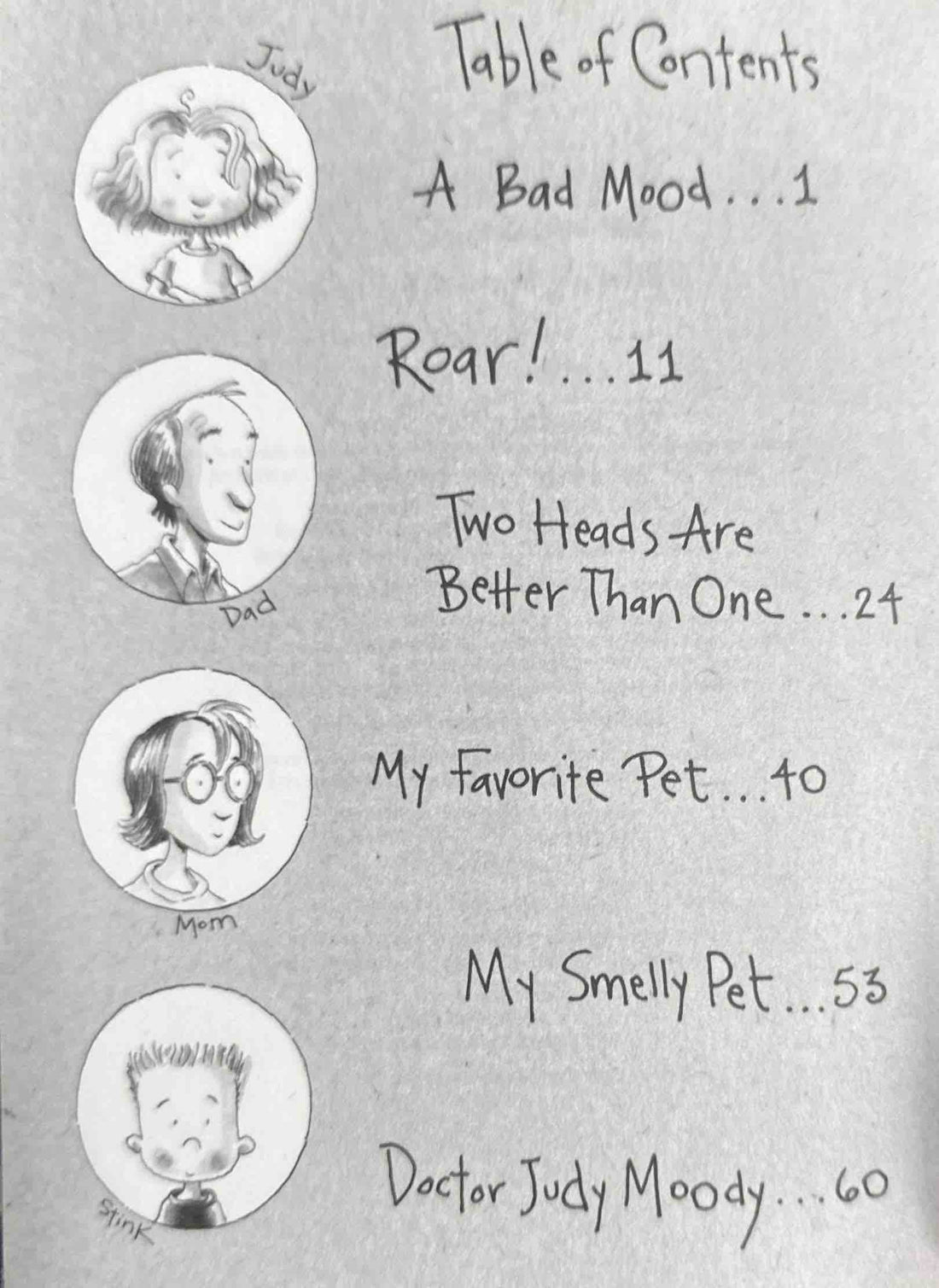 Judy Moody #1 Judy Moody Was In A Mood