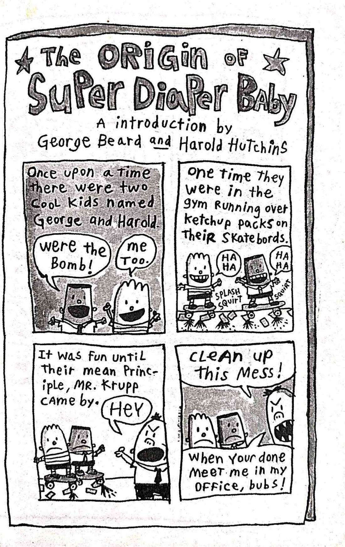 Super Diaper Baby #1 The Adventures of Super Diaper Baby