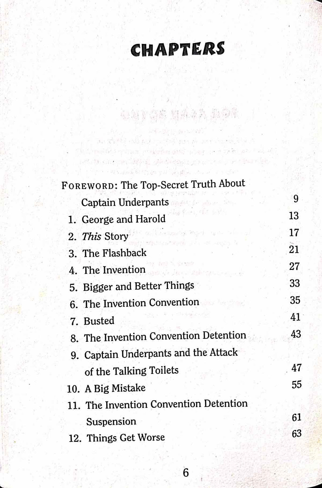 Captain Underpants #2 Captain Underpants and the Attack of the Talking Toilets