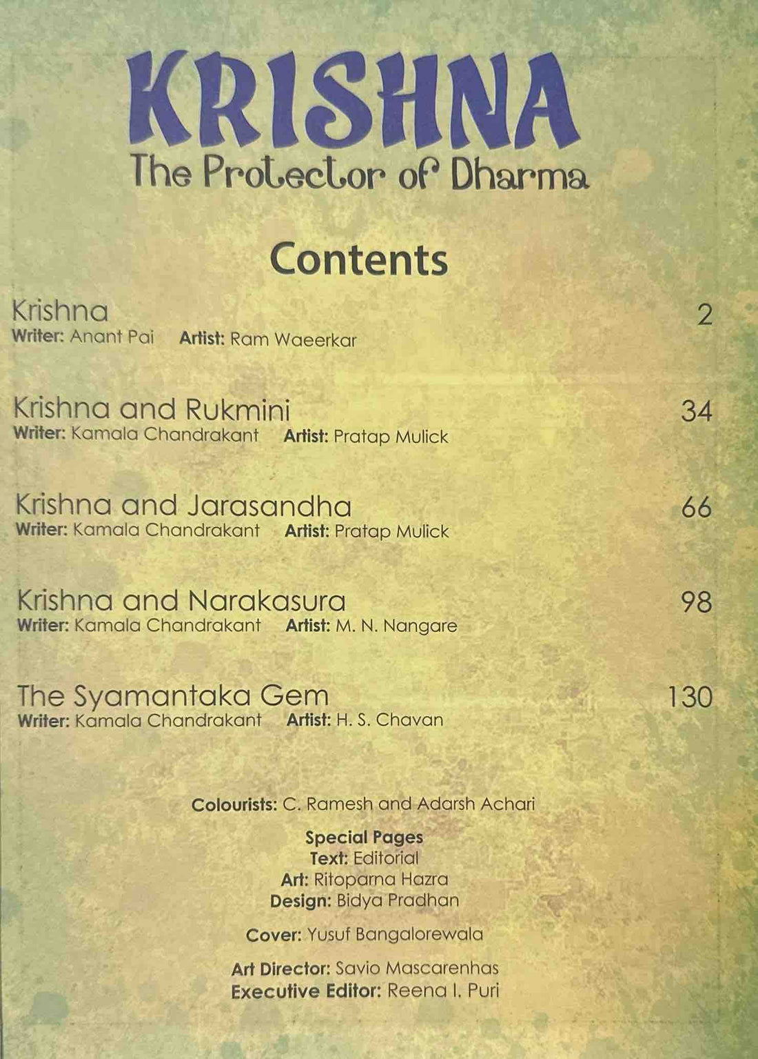 Amar Chitra Katha Krishna:The Protector of Dharma (A Collection of 5 Stories)