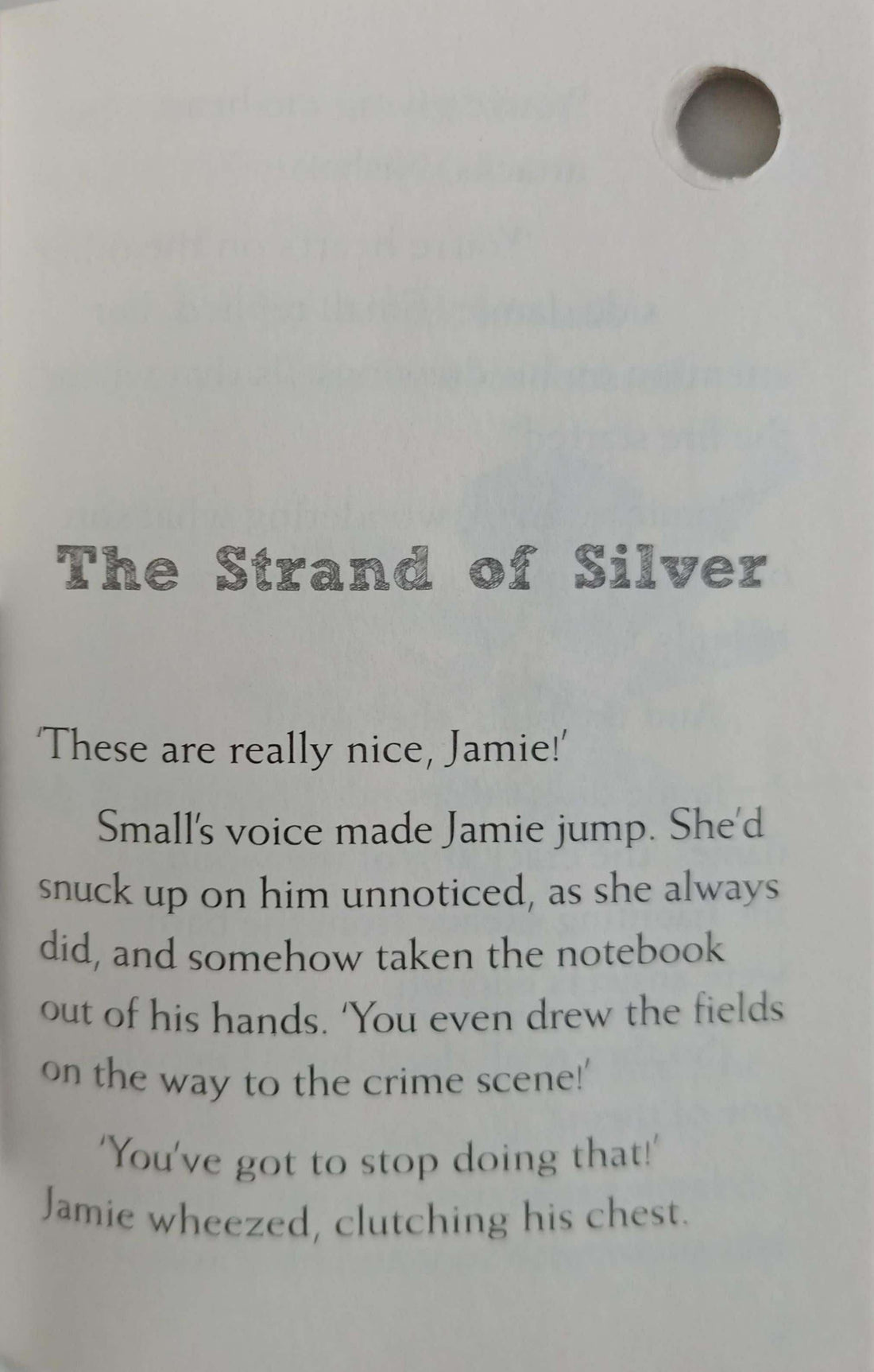 Hole Books: The Strand of Silver