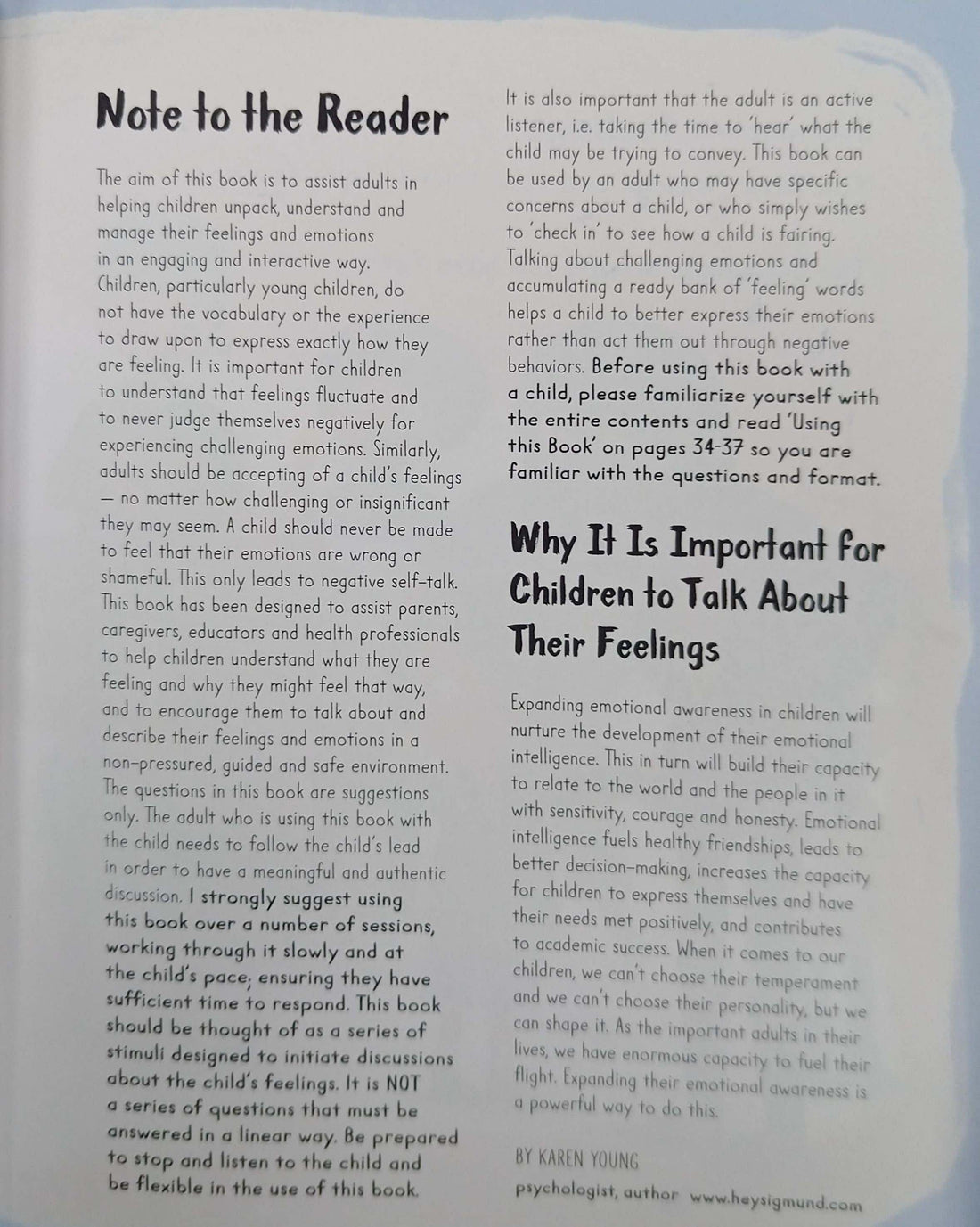 Talking About Feelings