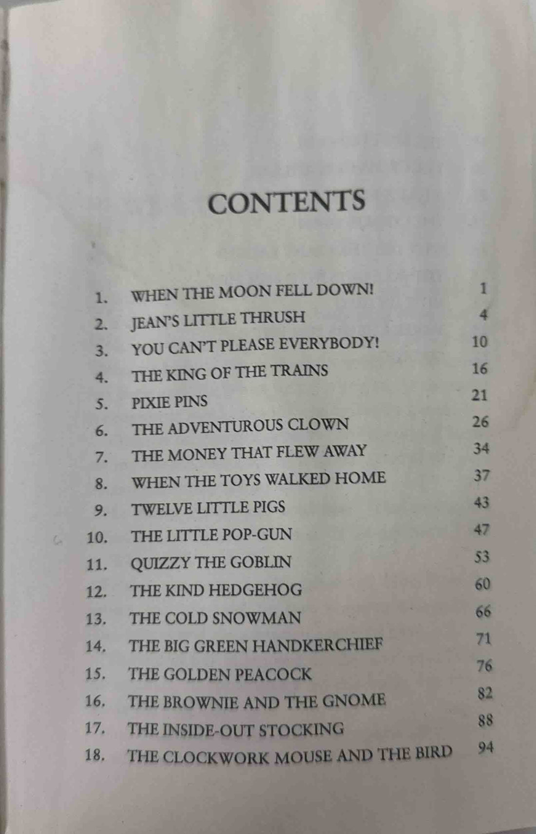 The O'Clock Tales: Six O'Clock Tales