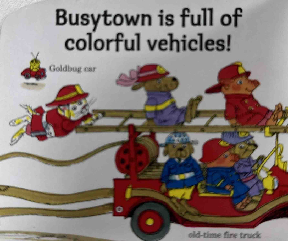 Richard Scarry's Colorful Cars and Trucks (Mini Board Book)